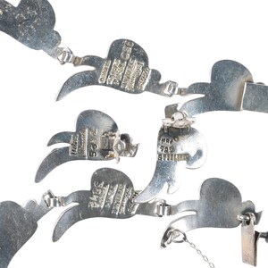 Melesio Villareal Taxco Vintage Sterling silver Necklace, Bracelet, and earrings image 6