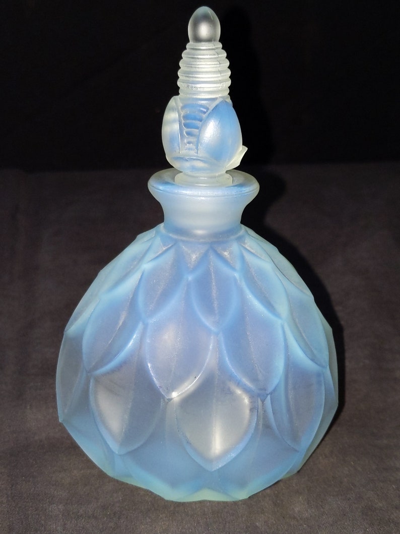 Sabino French Art Glass Perfume Bottle Petalia 5.5 Tall Etsy