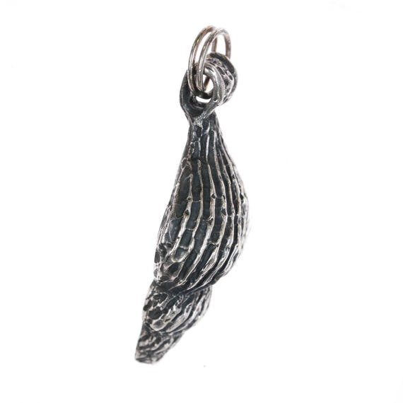 Retired James Avery 3d Striata Shell pendant - Gem