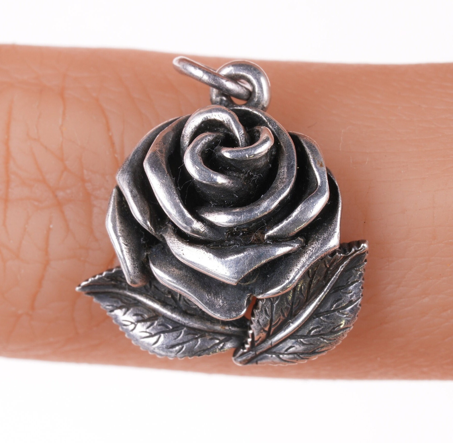 Rare Retired James Avery Rose Charm Etsy UK