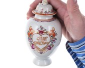 c1780 Antique Chinese Famille Rose Jar with lid