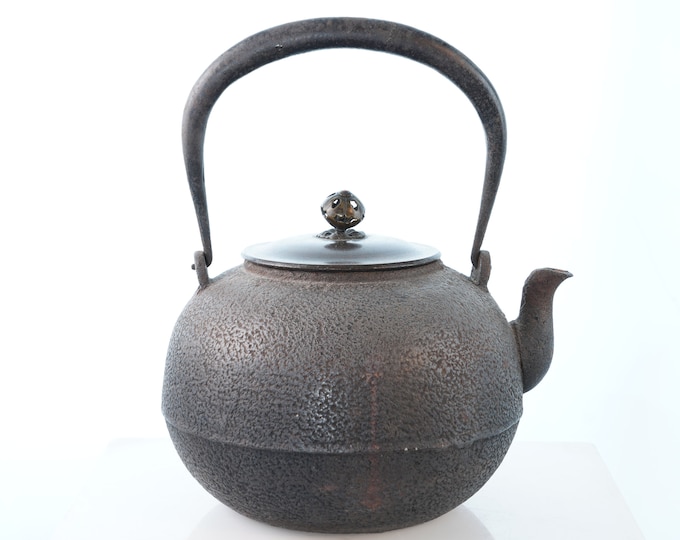 Antique Japanese Signed Tetsubin Cast Iron Teapot Etsy
