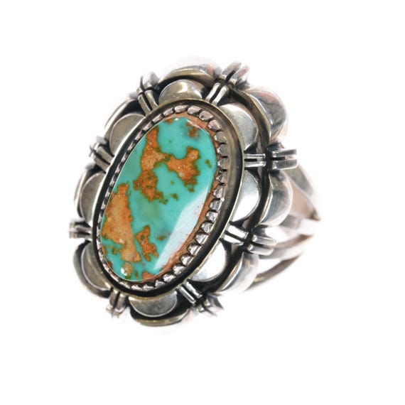 Begay Eye Piercing Vintage Native American Navajo Spiderweb Turquoise Sterling Silver Bracelet Begay Eye Piercing Vintage Native American Navajo Spiderweb Turquoise Sterling Silver Bracelet