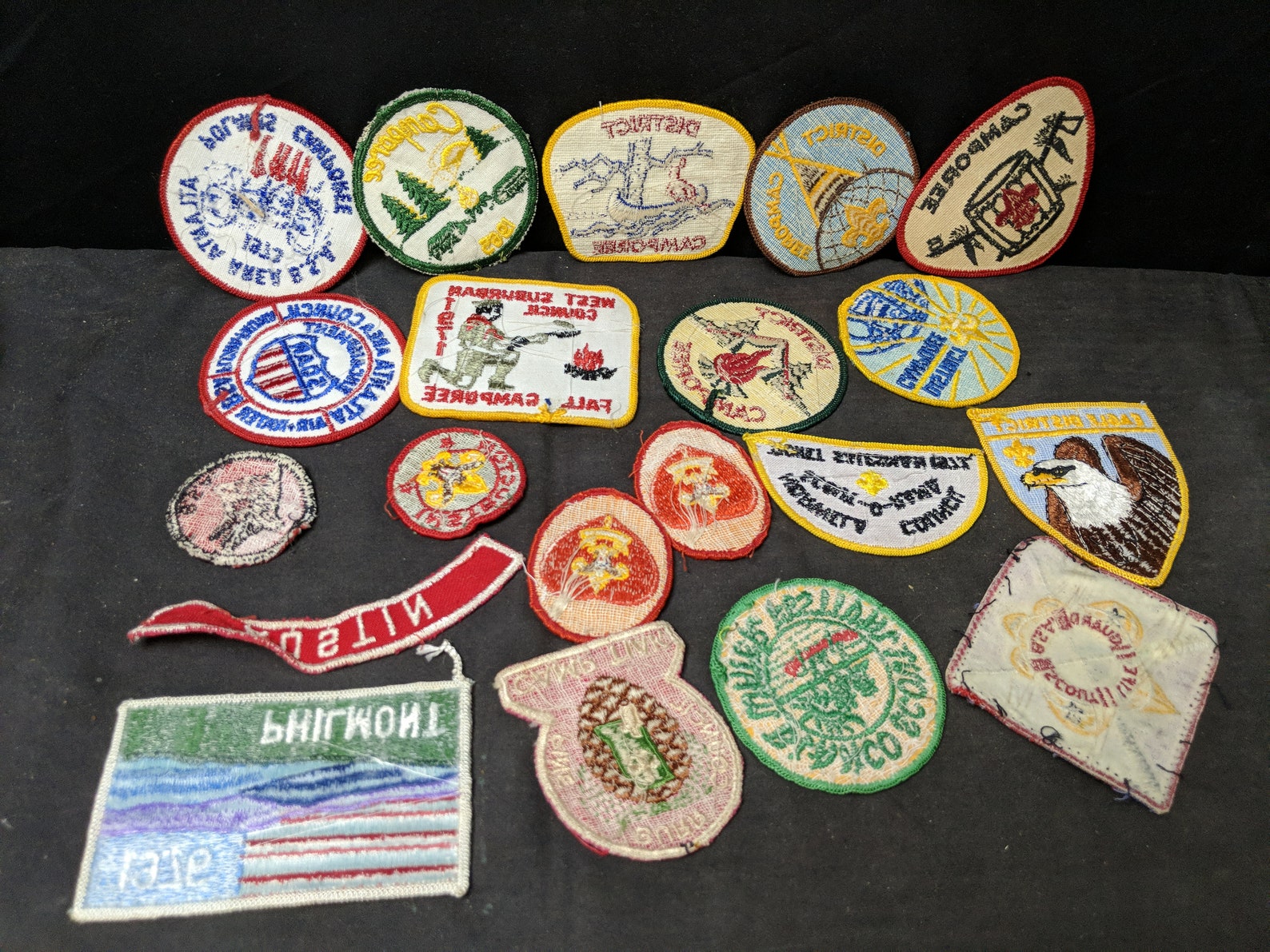 Vintage Boy Scout Patch Lot Camporee Blanco Water Festival Etsy