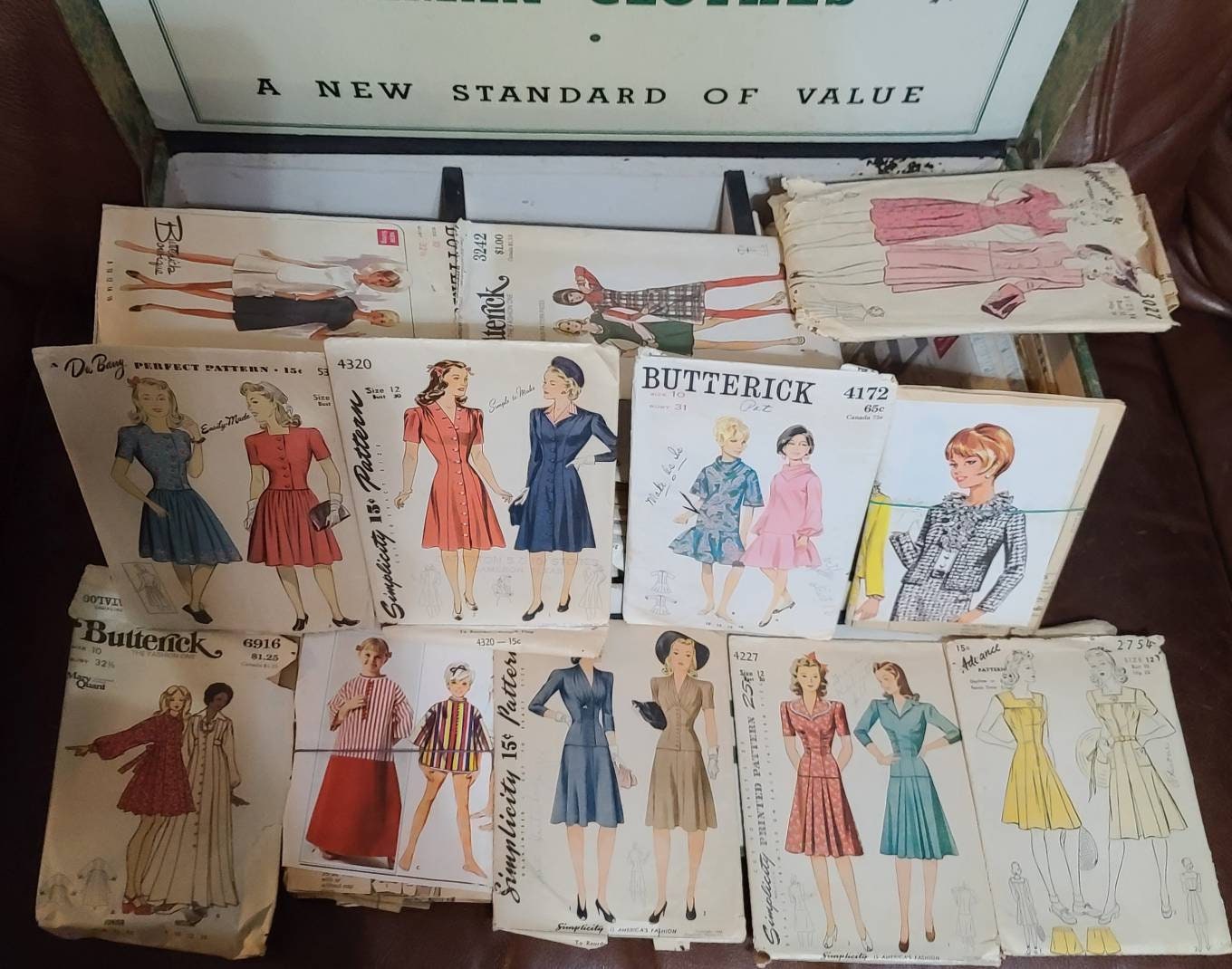 1950's Elman Clothes Vintage Sewing Pattern Display With - Etsy