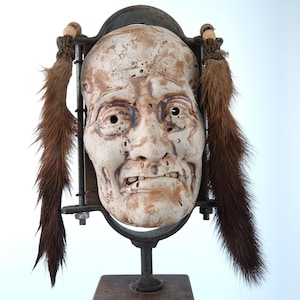 Strange Southwestern Mixed Media Sculpture Ceramic