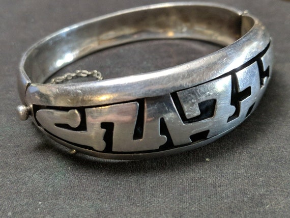 Alfredo Villasana Mexican Modernist Silver Bracel… - image 9