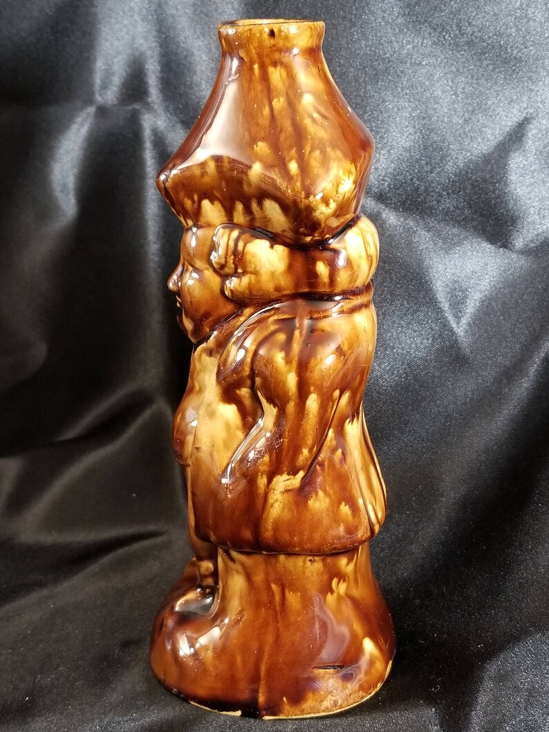 Rockingham Bottle Antique Toby Flask Pottery Coachman C.1880 Etsy