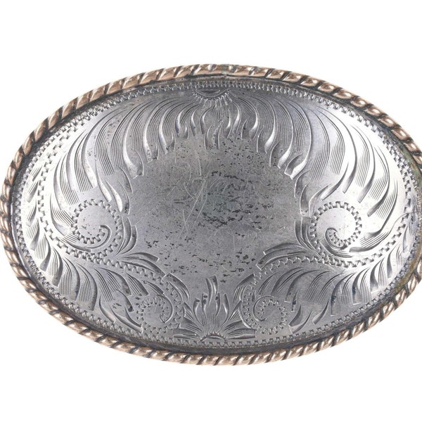 Vintage Comstock Sterling silver Belt buckle