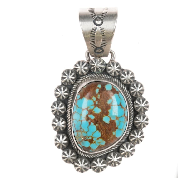 Paul Livingston Navajo Sterling and #8 Turquoise p