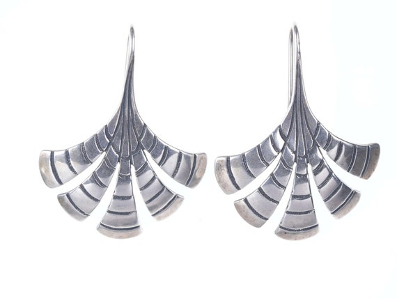 Retired James Avery Modernist sterling earrings - image 1