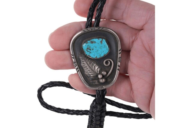 Ramon Platero Important Vintage Native American Navajo Turquoise Sterling Silver Bracelet Ramon Platero Important Vintage Native American Navajo Turquoise Sterling Silver Bracelet