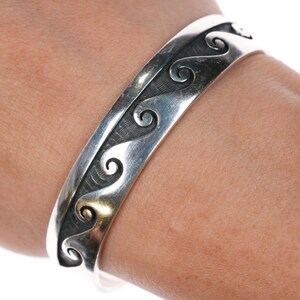アクセサリー Hopi Silver bracelet Steward Tewawina Stewart Tewawina - Etsy