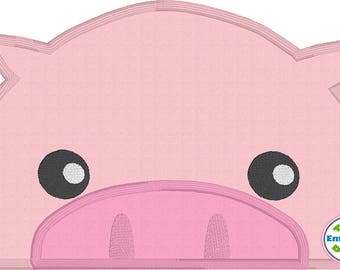 Pig Peeker Applique