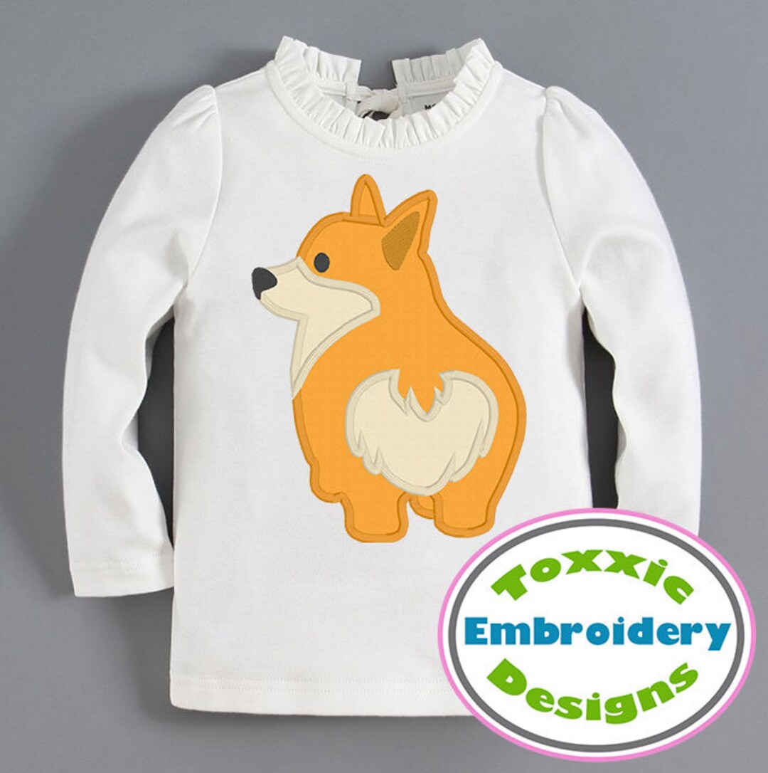 Corgi Butt Pattern Print Dress