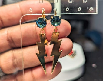 Crystal Lightning Earrings