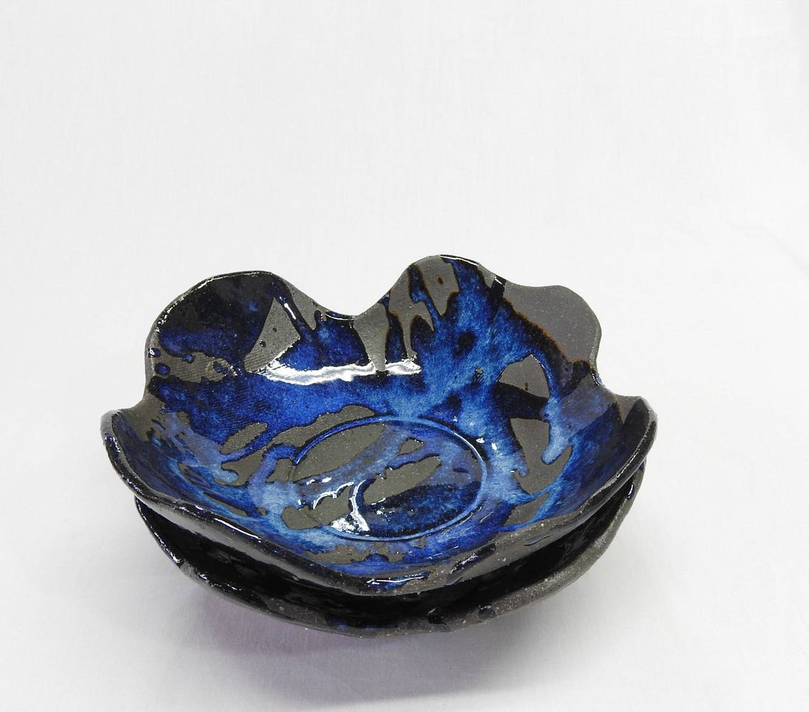 Handmade Ceramic Plate Flower Shaped Plate Dinner Plate Etsy