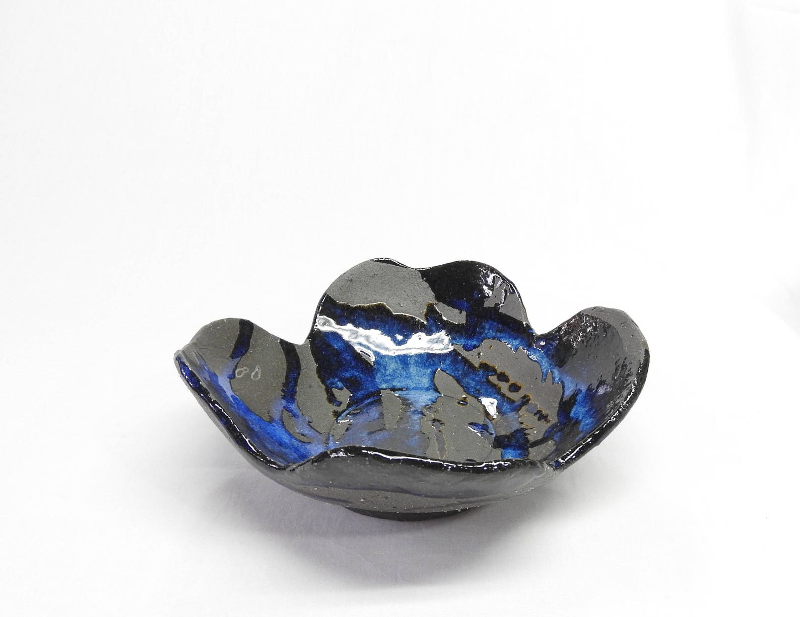 Handmade Ceramic Plate Flower Shaped Plate Dinner Plate Etsy