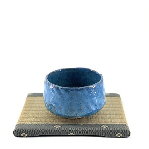 Handmade Matcha Bowl, Green Tea Bowl, Matcha Chawan, Blue Cup, Matcha Latte, Japanese Pottery, W188