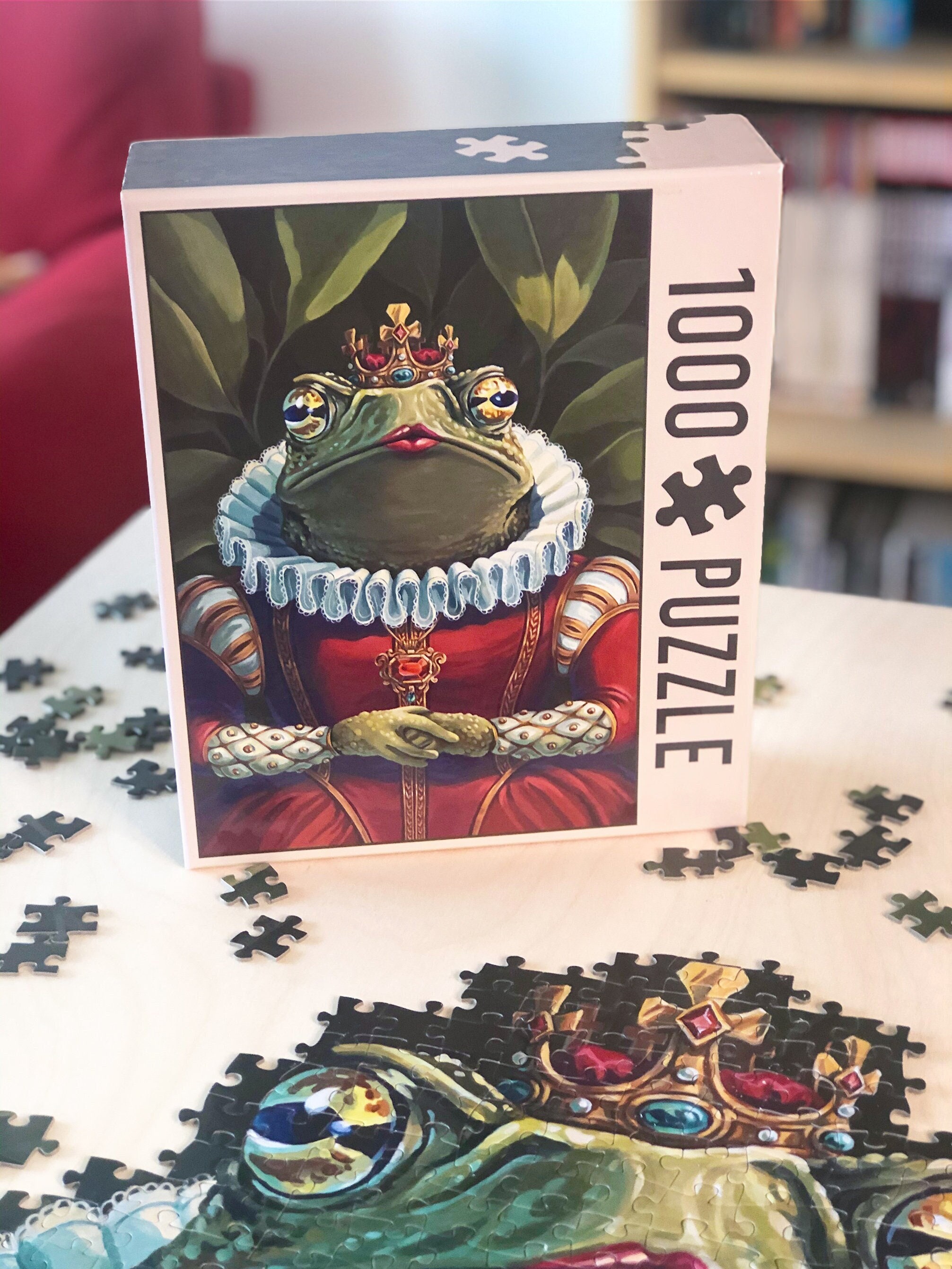 Toad Queen 1000 Piece Puzzle Jigsaw Puzzles For Adults Etsy