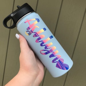 hydro flask decorated