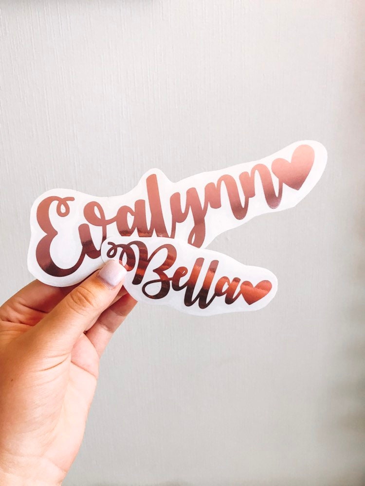 October Font Personalized Name Vinyl Decal Stickers *FREE SHIPPING* s…