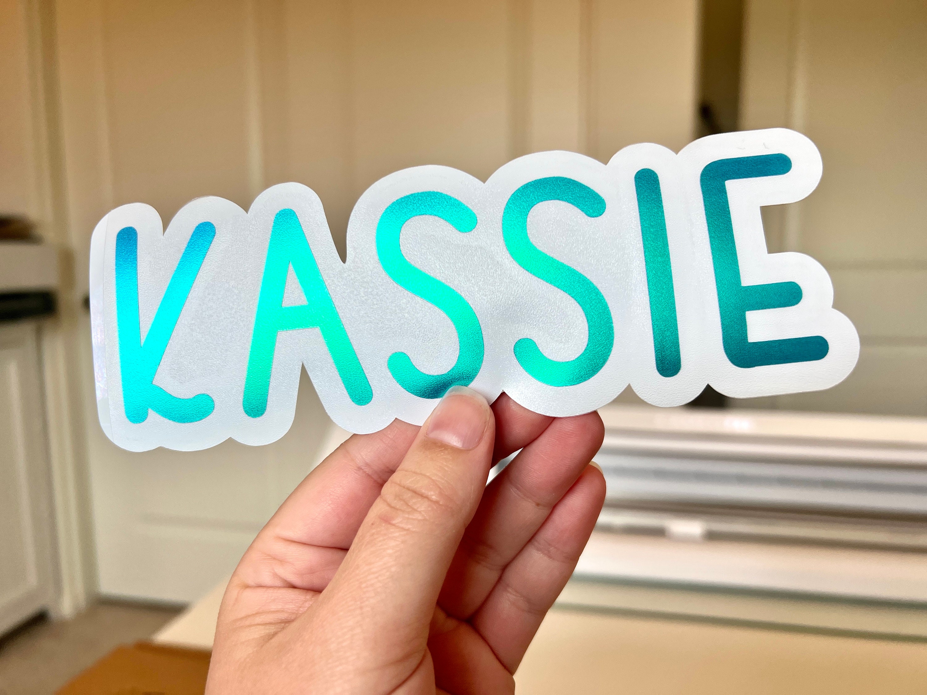 PARKER Font Custom Vinyl Decal // Personalized Name Sticker // Sweetly ...