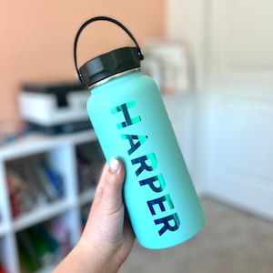 WESTON Font // Custom Vinyl Name Decal // Vinyl Stickers // Holographic Name Decal // Name Decal // Custom Decal // Sweetly Ashlyn