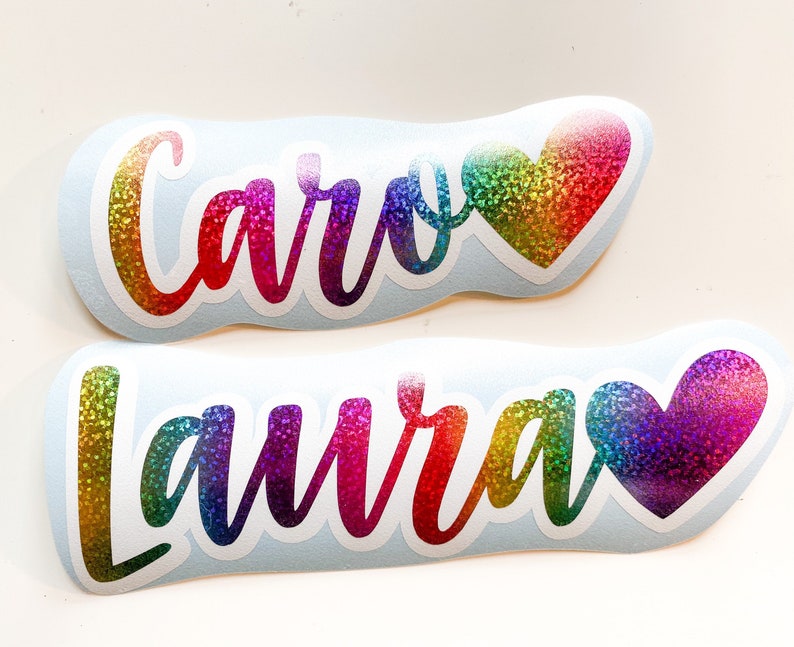 Limited Edition Rainbow Vinyl Name Vinyl Decal FREE Etsy