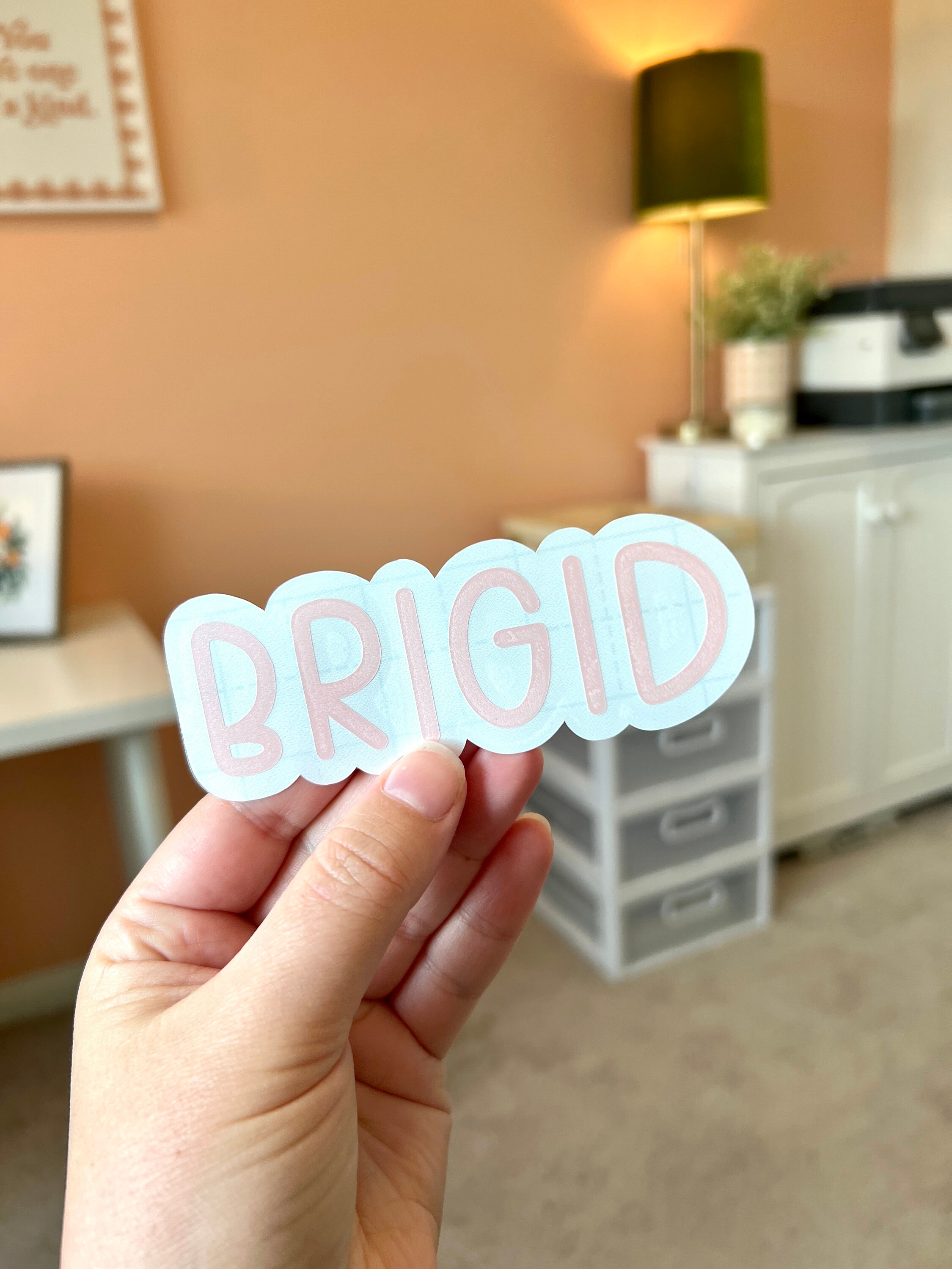 PARKER Font Custom Vinyl Decal // Personalized Name Sticker // Sweetly ...