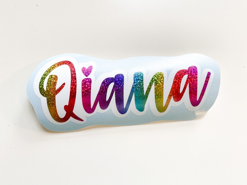 Limited Edition Rainbow Vinyl Name Vinyl Decal FREE Etsy