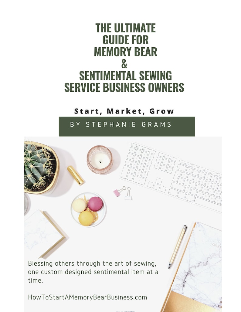 Memory Bear Sewing Business reference e-book/Sewing Business image 1