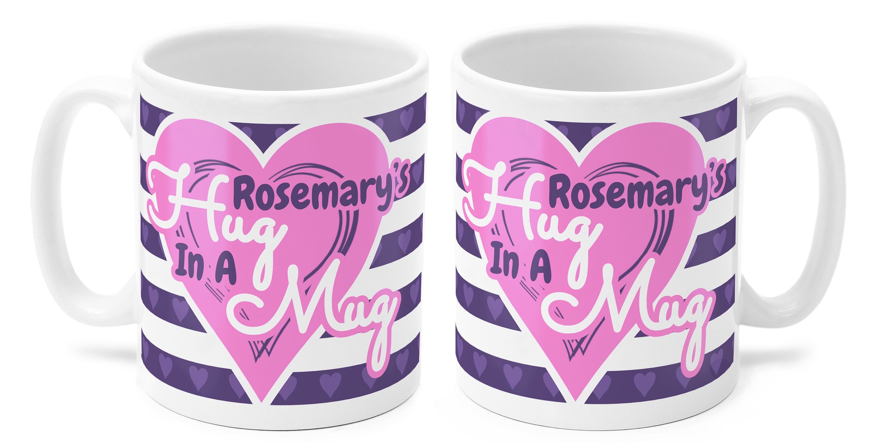 Rosemary Mug, Rosemary's Hug in a Mug, Name Gift purple and Pink Etsy