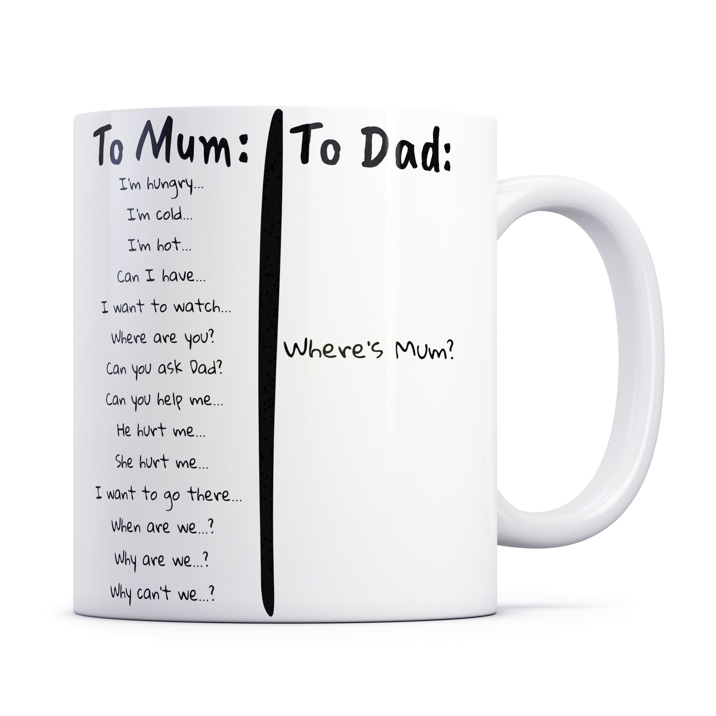 To Mum to Dad Mug. Funny Birthday Present for Someone Has - Etsy Australia To Mum to Dad Mug. Funny Birthday Present for Someone Has - Etsy Australia