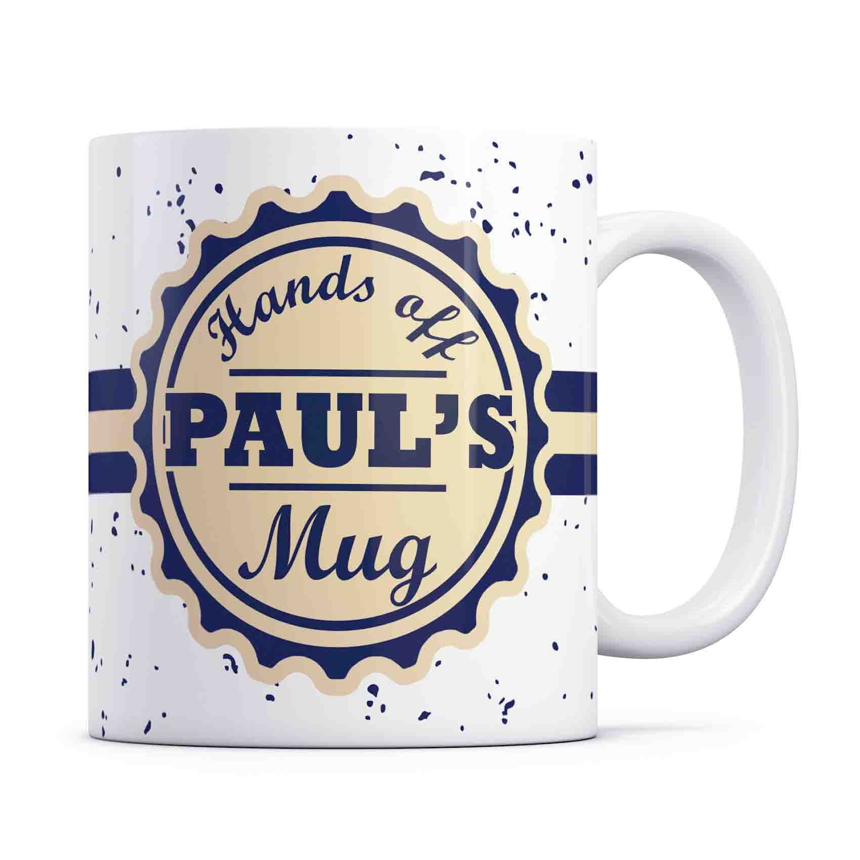 Paul Mug- Hands Off Paul's Mug - Grappige en gedurfde koffiemok voor hun persoonlijke ruimte