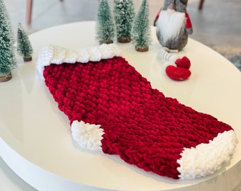 Chunky Crochet Christmas Stocking Pattern (PDF)