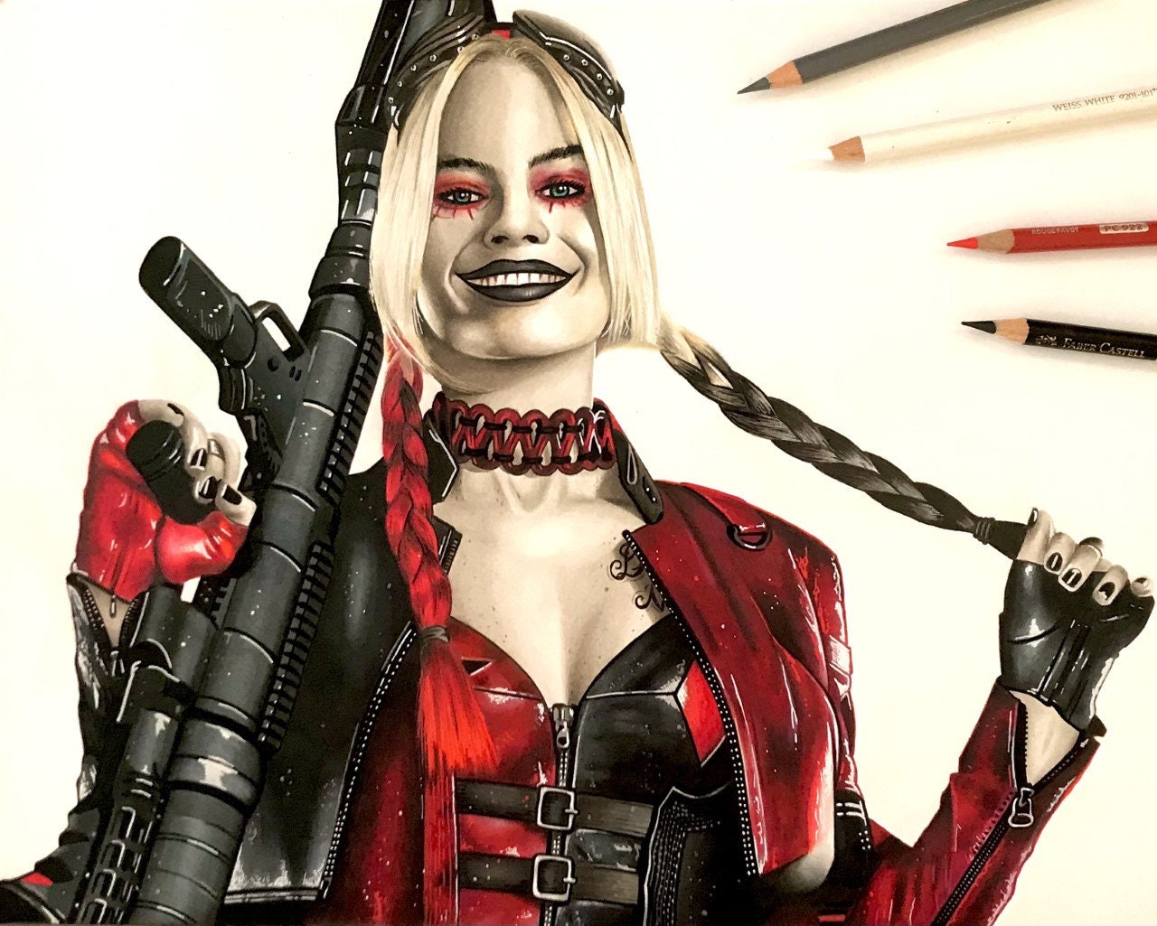 Harley Quinn Art Print Etsy
