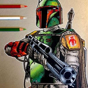 Boba Fett art print