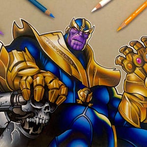 Thanos art print
