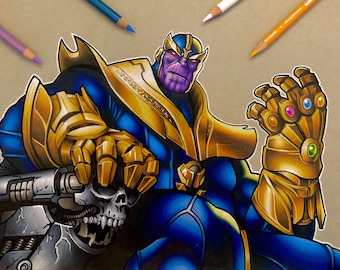 Thanos art print