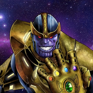 Thanos art print