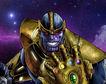 Thanos art print