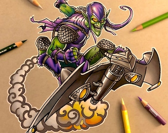 Green Goblin art print