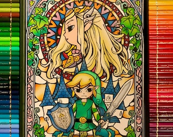 Impresión de arte de Zelda