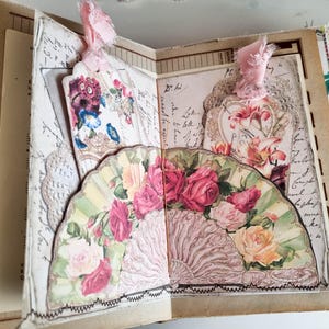 Hard cover Junk Journal #3. Ready to ship.