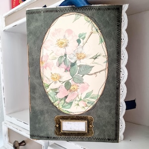 Handmade soft cover Junk journal.  Ready to ship.