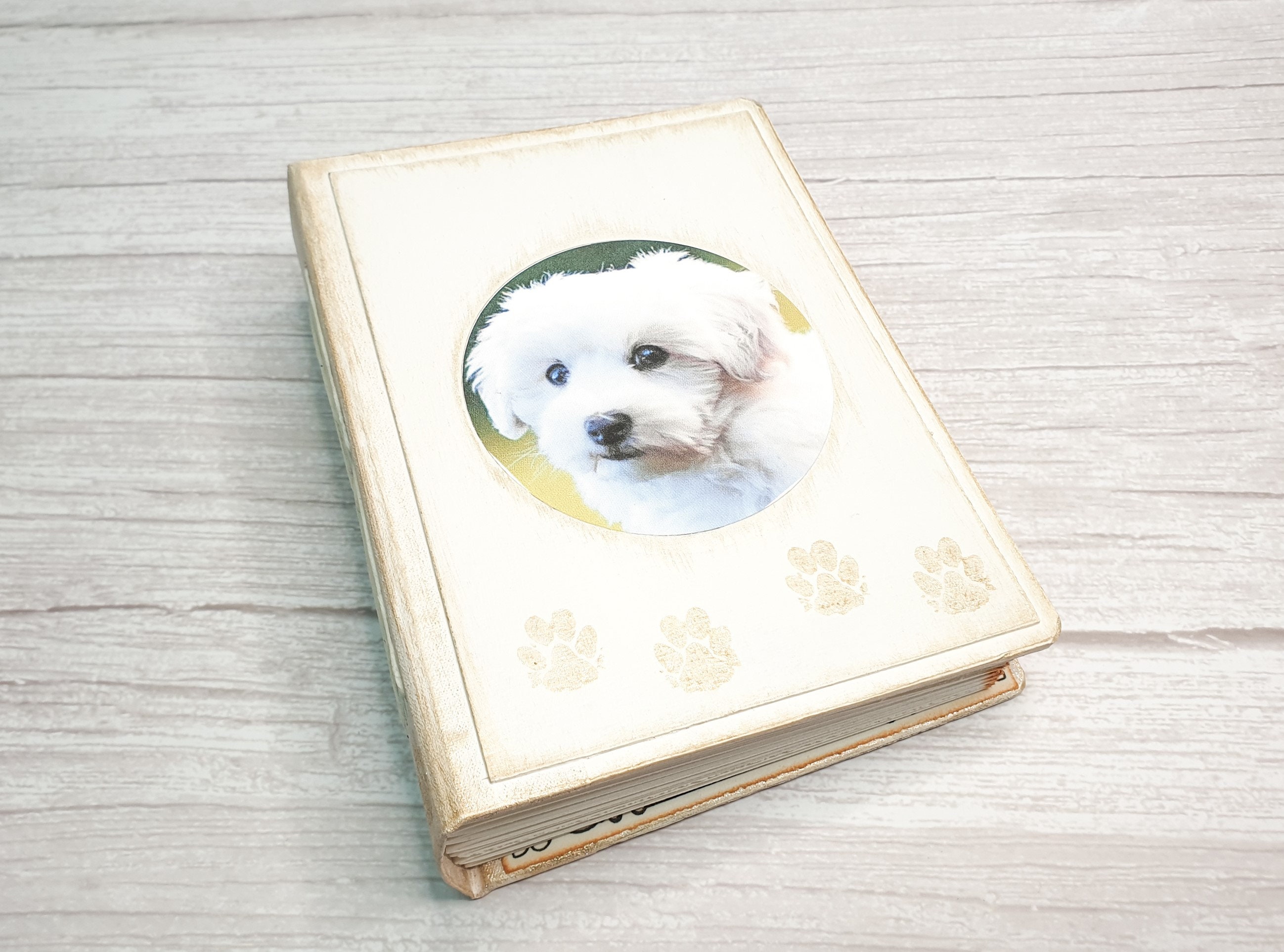 New puppy memory book. Personalized Pet Memory Book. 4x6 Etsy