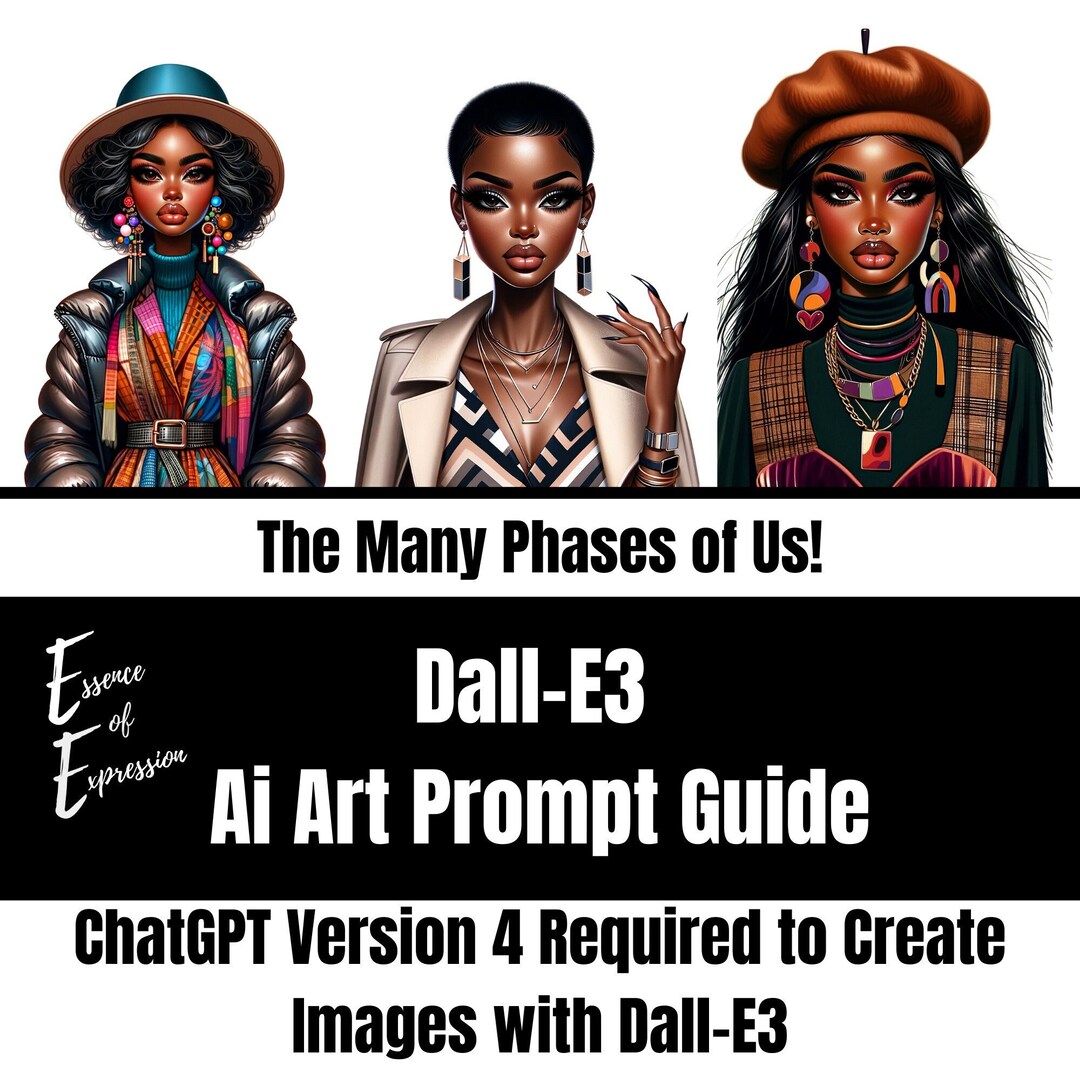 Dall-e3 & Chatgpt V4 Ai Art Prompt Guide, 12 Unique Prompts With Sample ...
