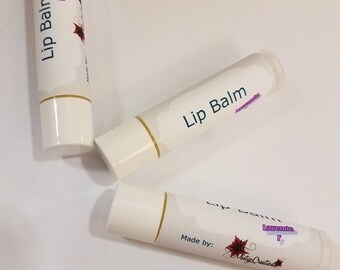 Cocoa butter lip balm, lip balm, chapstick, chapped lips, natural lip balm, natural chapstick, peppermint chapstick, lavender chapstick