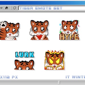 Tiger Emote Set